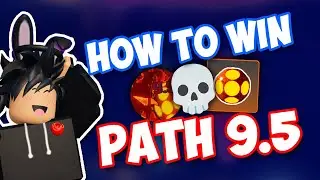 How to Win Path 9.5 in Cube Defense! + NEW Badge, Skull Tag + Flame Core!