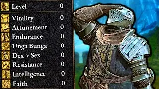 Dark Souls, but ALL of my STATS are set to 0