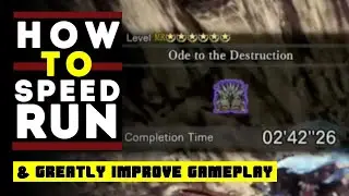 MHW Iceborne - How to Speedrun and greatly improve gameplay? Beginners Guide to Speedrunning