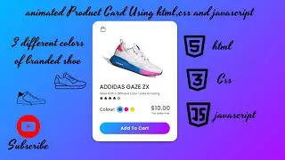 3D Shoe Product Animation Tutorial | HTML CSS JS for Ecommerce Website