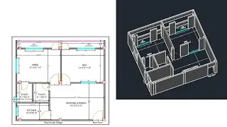 Complete AutoCAD 3D House Modeling Tutorial