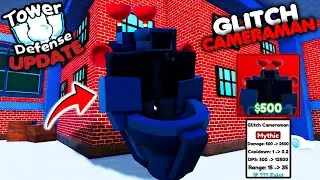 TOILET TOWER DEFENSE! (UPDATE EP 65) SHOWCASE DO GLITCH CAMERAMAN (MITÍCO) NO NIGHTAME!