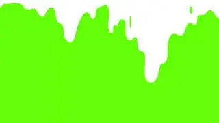 Liquid Drip Transition - Green Screen Fluid Drop + Sound FX