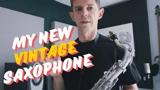 new to me vintage tenor sax / some music / vlog