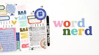 Word Nerd Traveler's Notebook Process Video