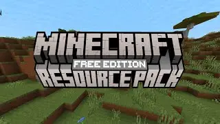 Minecraft Free Edition resource pack official trailer!