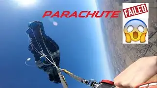 Goz  Parachute FAIL - malfunction -cutaway