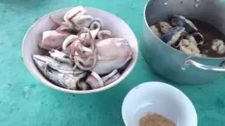 Fishing with fishermen at south Phu Quoc island