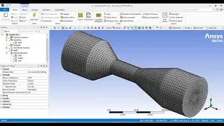 3D Venturi Tube Meshing l ANSYS Fluent Workbench