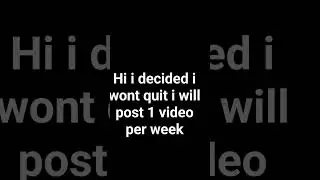 I AM BACK