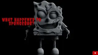 From Pineapple Under the Sea to Undead Monster: A Timelapse SpongeBob Zombie Transformation