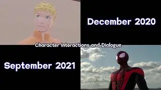 Progression in 3D Animation (2020 - 2021)