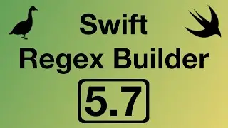Swift 5.7 - NEW RegexBuilder Feature! // Swift Regex // WWDC22