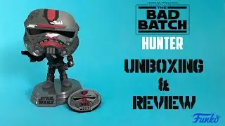 Unboxing & Review Funko Pop! Star Wars The Bad Batch Hunter Kamino with Pin!