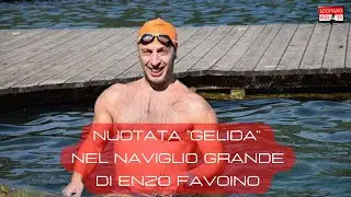 Nuotata “Gelida” nel Naviglio Grande di Enzo Favoino
