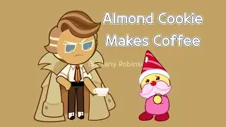 🍪🥜Almond Cookie Makes Coffee (cookie run animation)🥜🍪