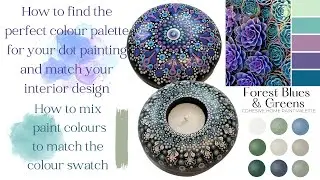 HOW TO DO - DOT PAINTING - WITH HOME & NATURE PAINT PALETTES - Lots of hints and tips!