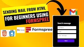 Submit a contact form without a Server Using Formspree | Step-by-Step Tutorial