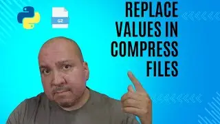Replace Values in Compress File Using Python