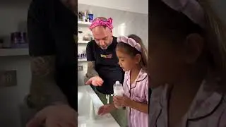 A father and skincare 😂 