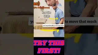 Morning Sciatica Relief 🛏️ Do This FIRST (Disc Pain Fix)