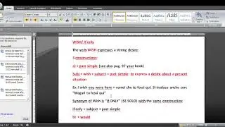 2e videoregistrazione WISH