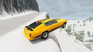 Flatbed Truck Mcqueen | Transportation with Truck - Pothole vs Car- BeamNG.Drive