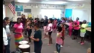 Teaching the basics...Funga Alafia!
