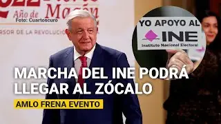 AMLO frena evento del domingo en el Zócalo para abrir espacio a marcha de oposición
