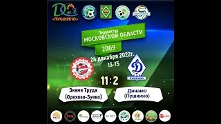 Обзор Знамя Труда 2009 - Динамо Пушкино 2009 г.р.