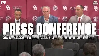 Oklahoma's Introductory SEC Press Conference with Greg Sankey, Joe Castiglione, and Joseph Harroz
