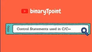 control statements || part 1|| c programming tutorial|| computer science