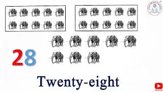 21 to 30 | Twenty one to Thirty |  English Numbers 21 to 30 | 21 TO 30 in English
