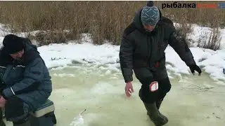 Клюёт!Беги!Тащи!Розыгрыш)))Рыбака бежит за трофеем.
