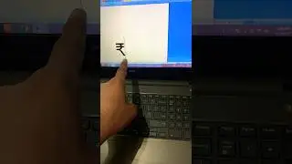 ₹ Symbol Shortcut | How to Type the Indian Rupee Symbol ₹ 