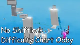 No Shiftlock Difficulty Chart Obby (Stages 1-91) (ROBLOX Obby)