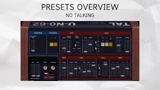 TAL-U-No-62 | Presets overview | No talking FREE VST PLUGIN