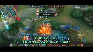 Is this a bug? Or did I accidently hit him? Mobile Legends: Bang Bang