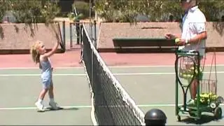 Jessica's Second Tennis Lesson