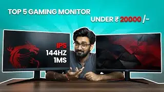 Top 5 Gaming Monitors Under Rs20000 | Best Deals | IPS 144hz | HINDI