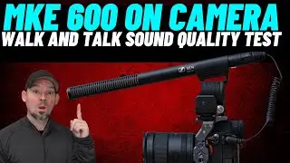 Sennheiser MKE 600 | On Camera Sound Quality Test | Sony ZV-1