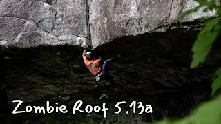天花板裂缝！游文宇完成5.13a传统攀 | Steve You sends 5.13a trad route Zombie Roof at Squamish