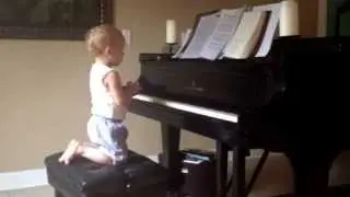 Jory discovers piano
