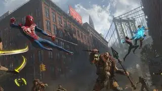 Taking Down a Hunter Base | Spider-man 2 [60fps]