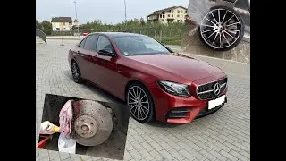 Mercedes E43 AMG Brake Caliper+Wheel - SONAX Detailing