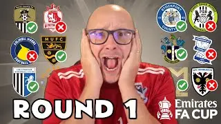 FA CUP 1ST ROUND - PREDICTIONS