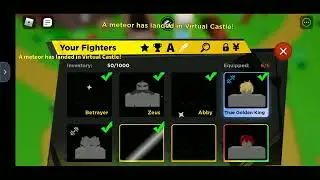 Tirando meu time da incubadora (anime fighters simulator)