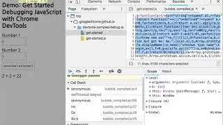 006-1 Debugging JavaScript in Chrome DevTools