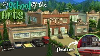 School Of The Arts 🎭 | Building A High School | Speed-build | The Sims 4