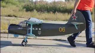 Крушение модели Ан-2  2,5м   Золотая долина (Унаши)